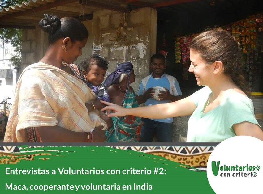 voluntariado con niños en India