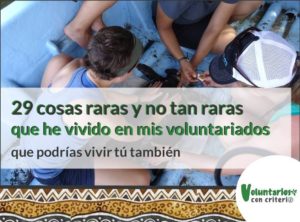 momentos memorables que he vivido en mis voluntariados