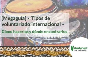 Tipos de voluntariado internacional